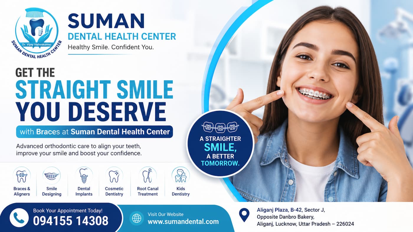 Braces Treatment in Lucknow. Get the Straight Smile You Deserve.